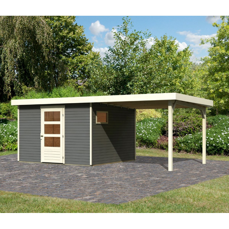 Film De Toiture Autocollant Gris Karibu – 5 M² – Bitume Elsatomer Aluminium – Pour Toits Plats